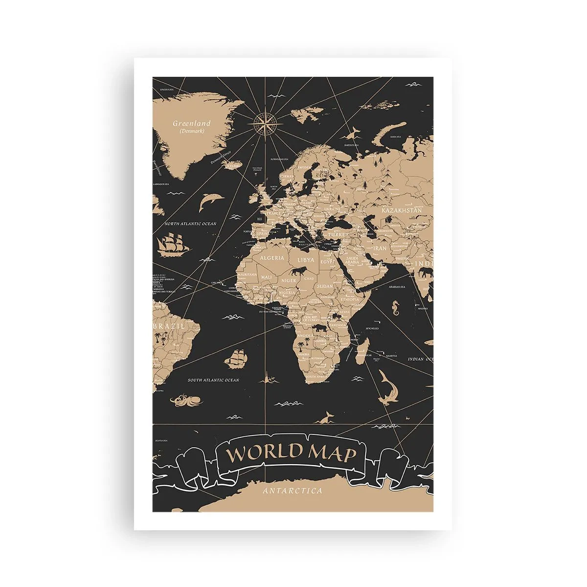Poster - I confini del mio mondo - 61x91 cm