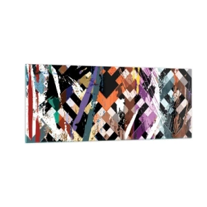 Quadro su vetro - Elevato al quadrato - 100x40 cm