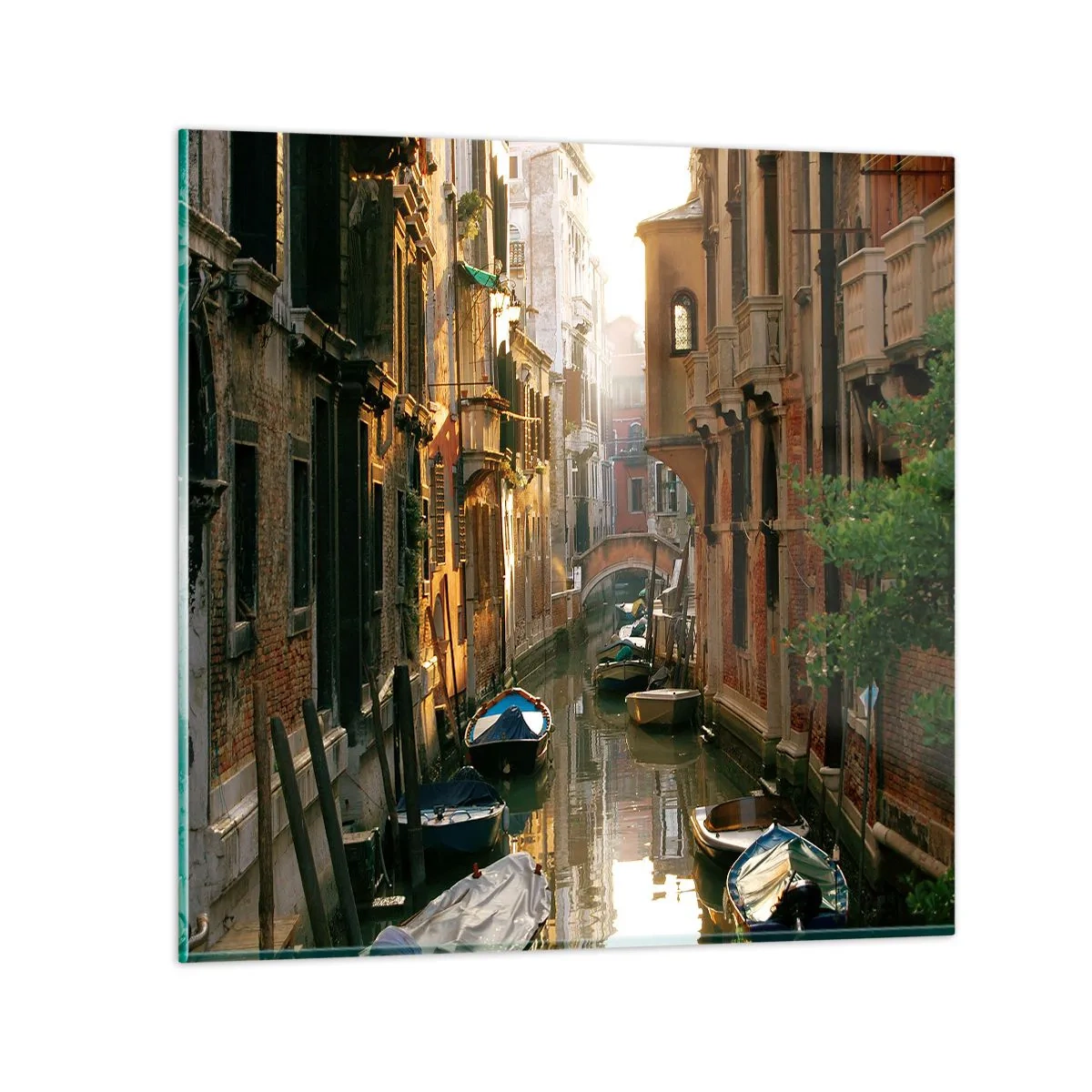 Quadro su vetro - Un angolo di Venezia - 30x30 cm