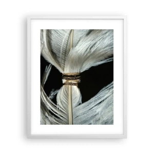 Poster in cornice bianca - ...e non ti lascerò... - 40x50 cm