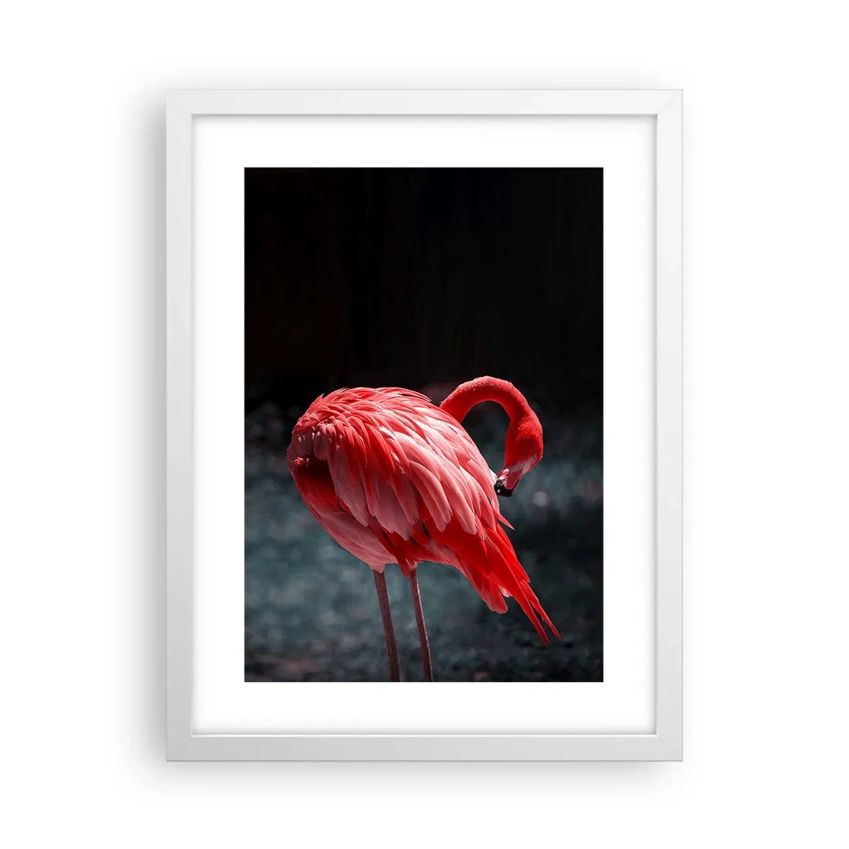 Poster in cornice bianca - La poesia cremisi della natura - 30x40 cm