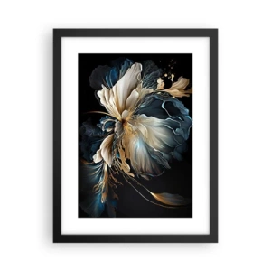 Poster in cornice nera - Fantastico fiore di felce - 30x40 cm