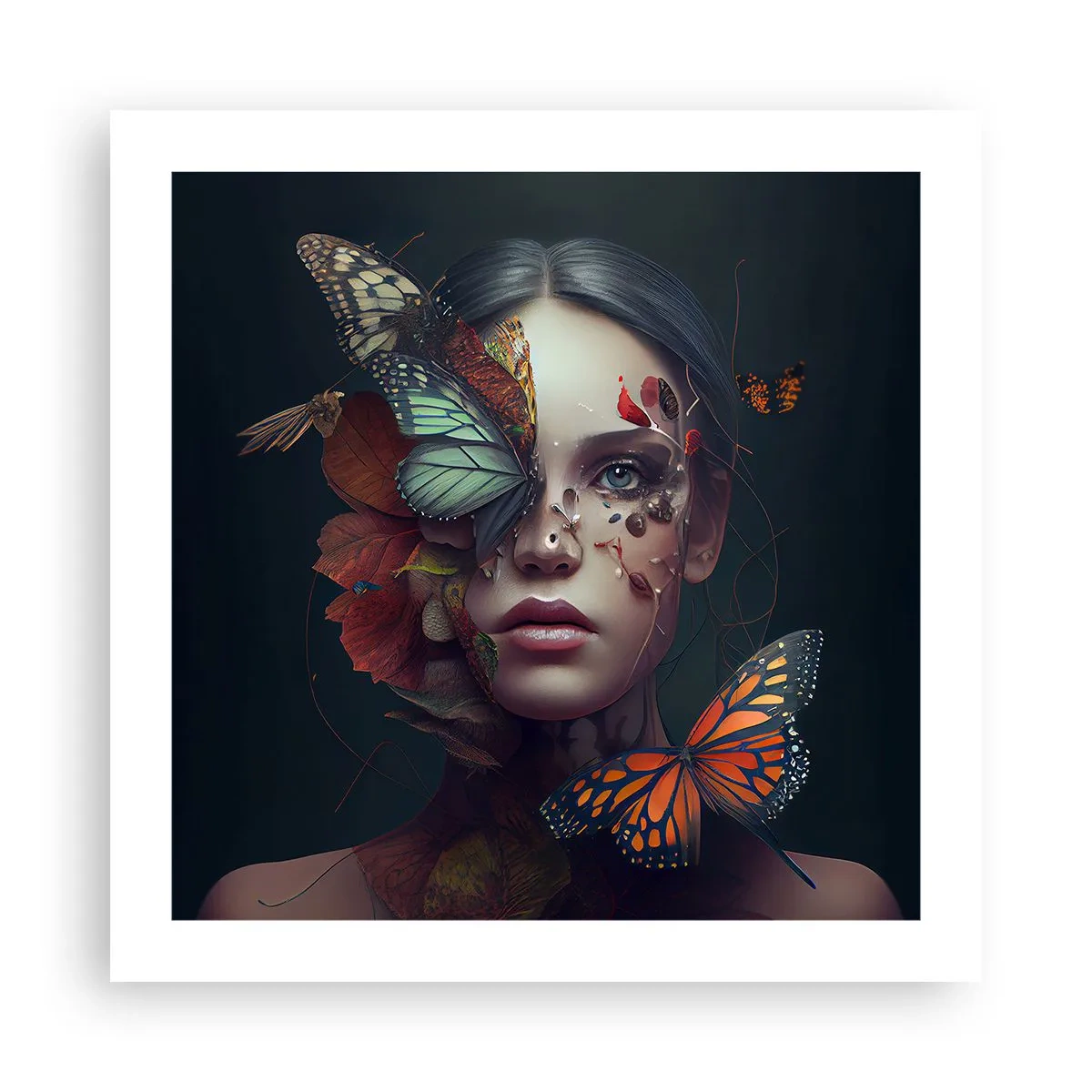 Poster - Metamorfosi fantastica - 50x50 cm