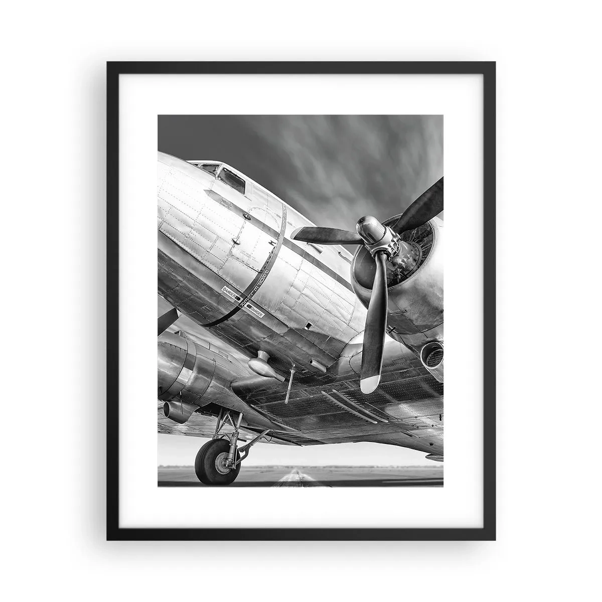 Poster in cornice nera - Sempre pronto al volo - 40x50 cm