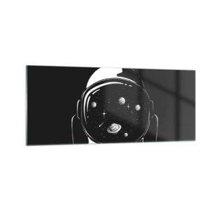 Quadro su vetro - Panorama niente male - 100x40 cm