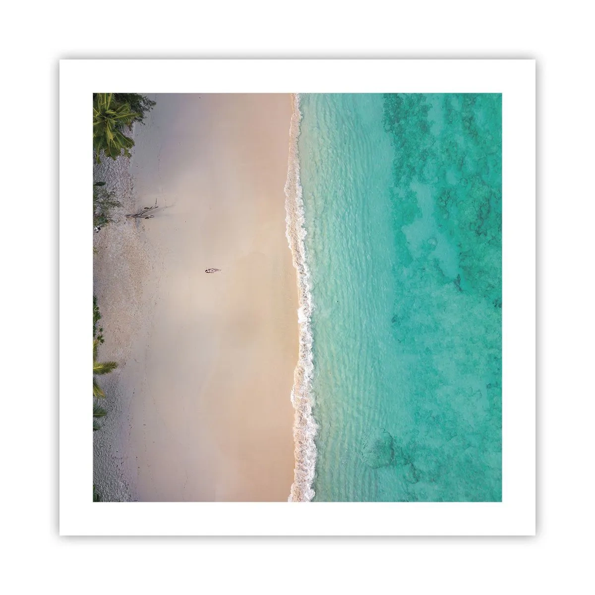Poster - Spiaggia del paradiso - 50x50 cm