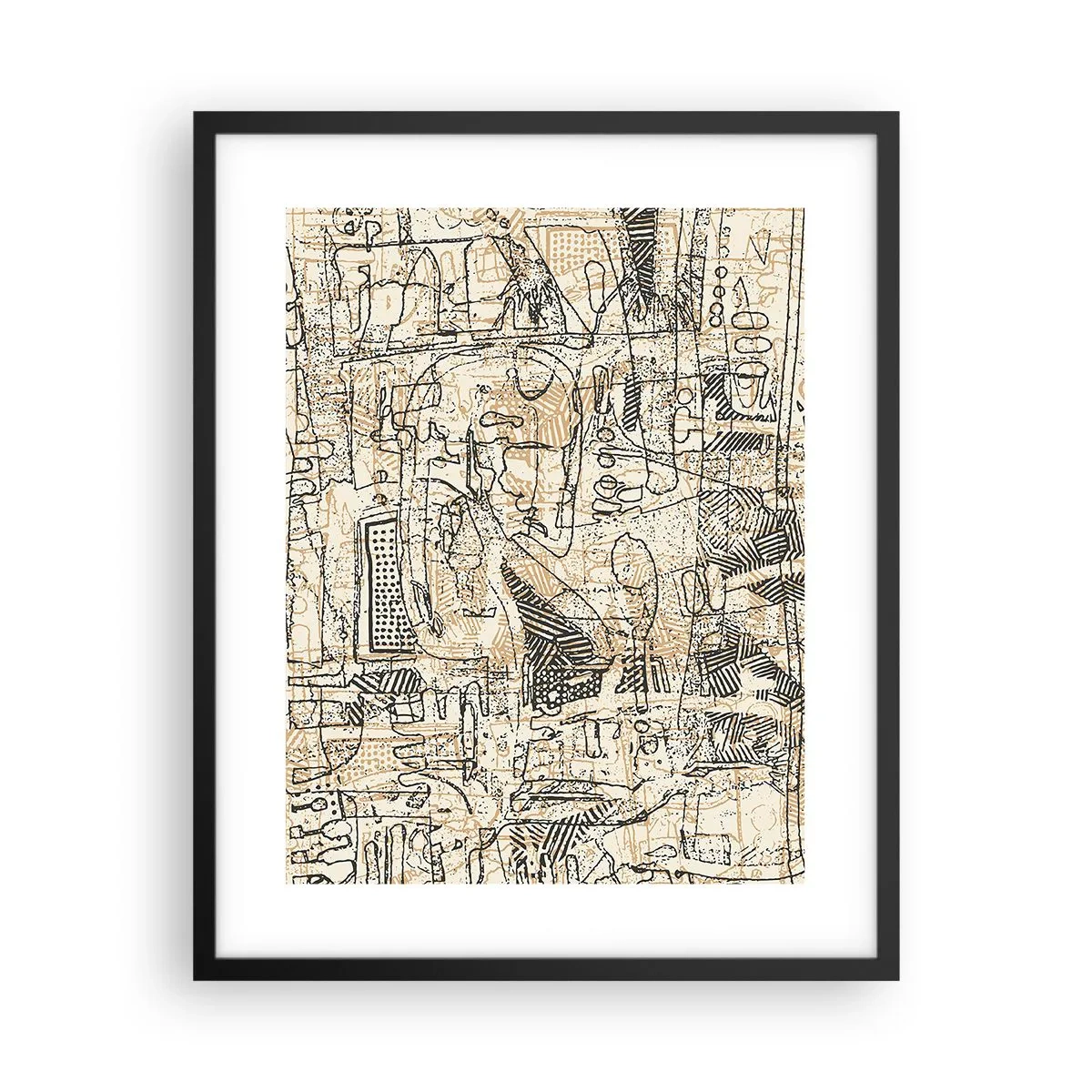 Poster in cornice nera - In attesa di essere decifrato - 40x50 cm