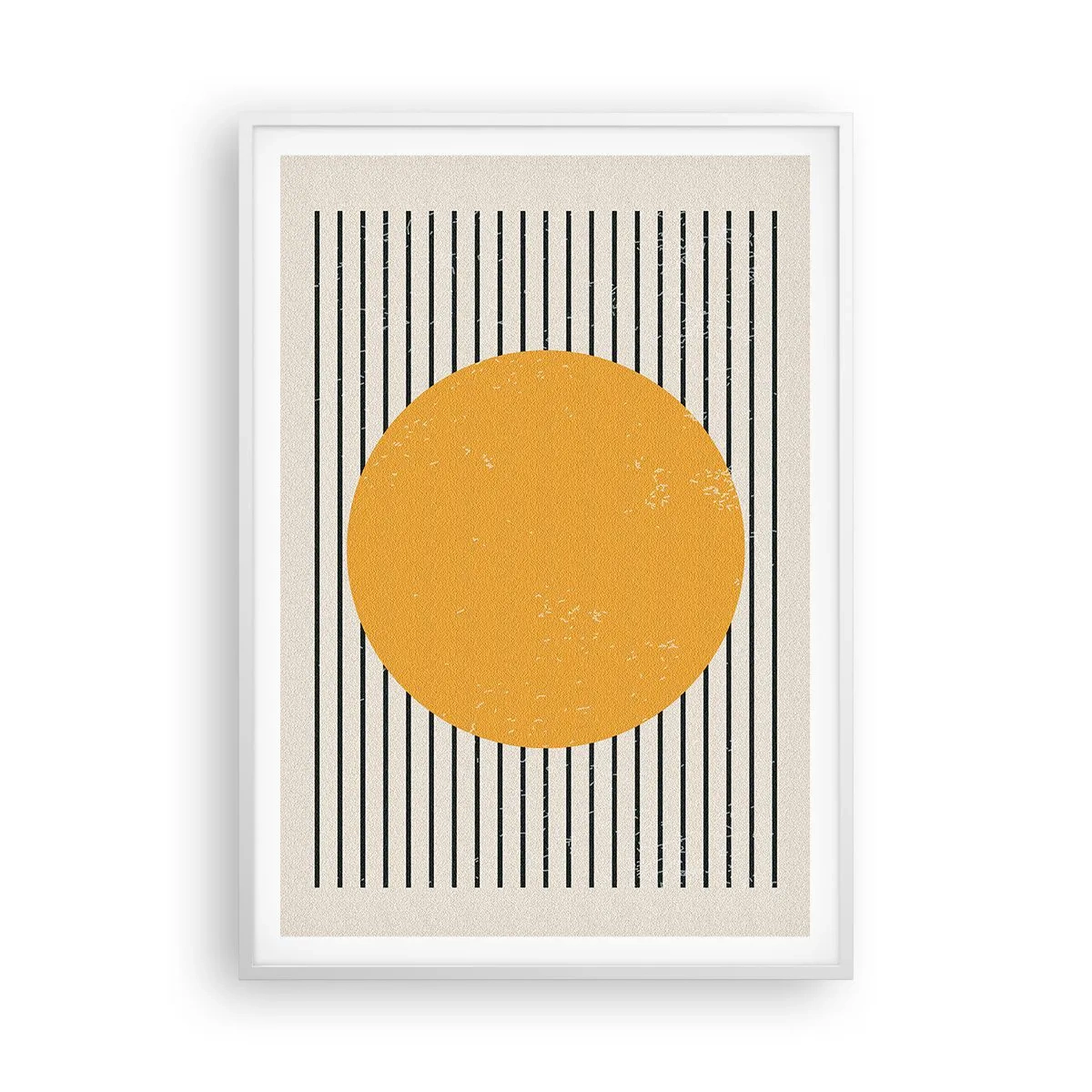 Poster in cornice bianca - La forza della semplicità - 70x100 cm