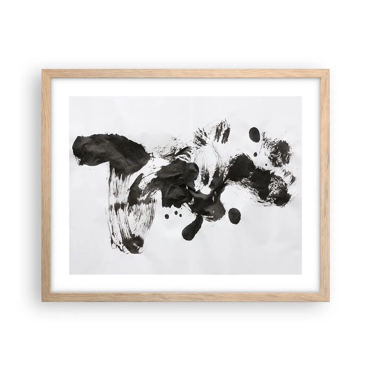 Poster in cornice rovere chiaro - C'è un senso nella follia? - 50x40 cm
