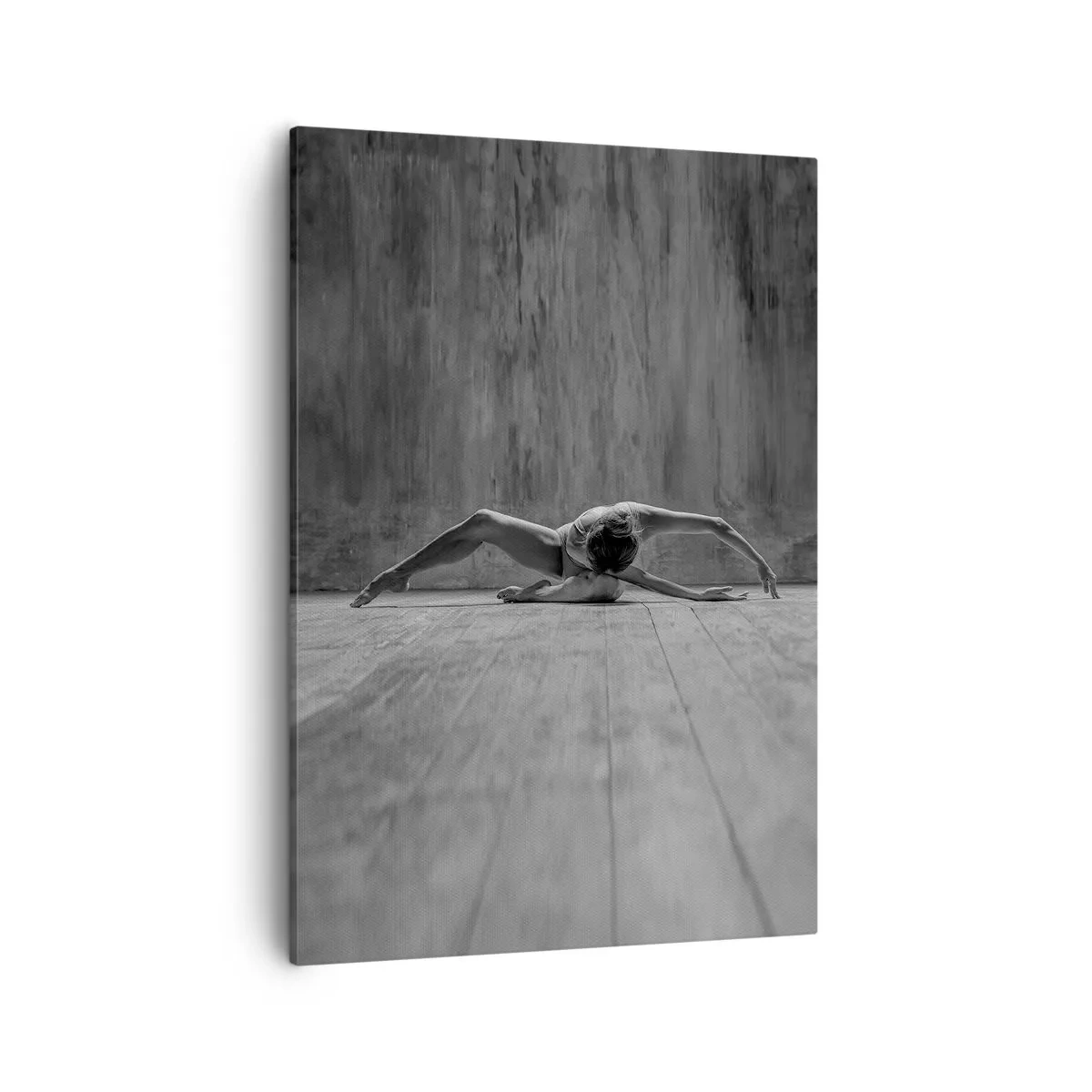 Quadro su tela - Stampe su Tela - Una ballerina in una posa artistica - 50x70cm - Simmetria ritrovata - Decorazione murale moderna per soggiorno e camera da letto ARTTOR