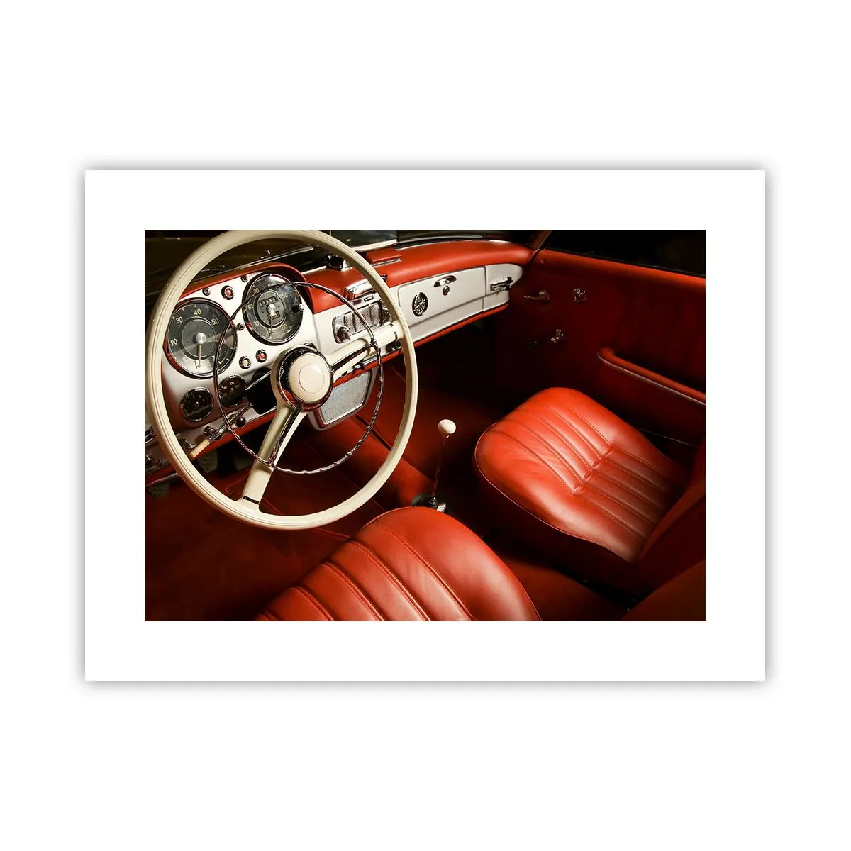 Poster - Lusso in stile vintage - 40x30 cm