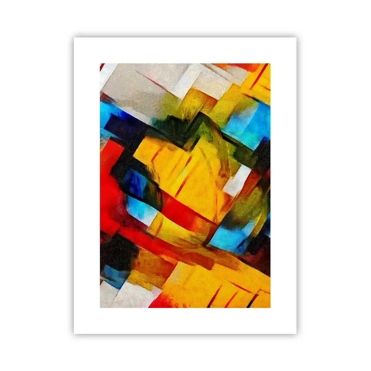 Poster - Intreccio multicolore - 30x40 cm