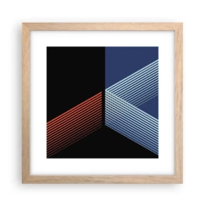 Poster in cornice rovere chiaro - Una storia semplice - 30x30 cm