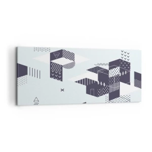 Quadro su tela - Stampe su Tela - La matematica nell'anima - 100x40 cm