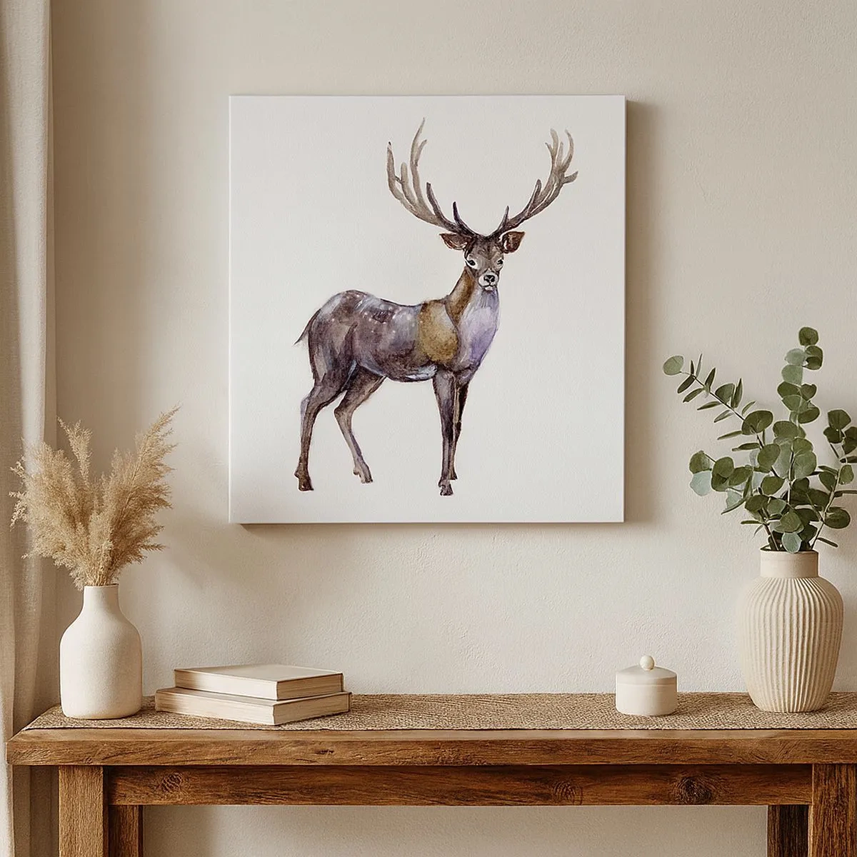 Quadro su tela - Stampe su Tela - Il re della foresta del nord - 30x30 cm