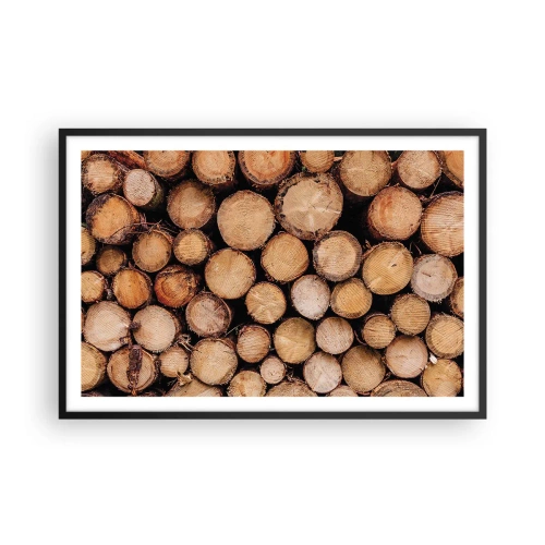 Poster in cornice nera - Nuovo inizio - 91x61 cm