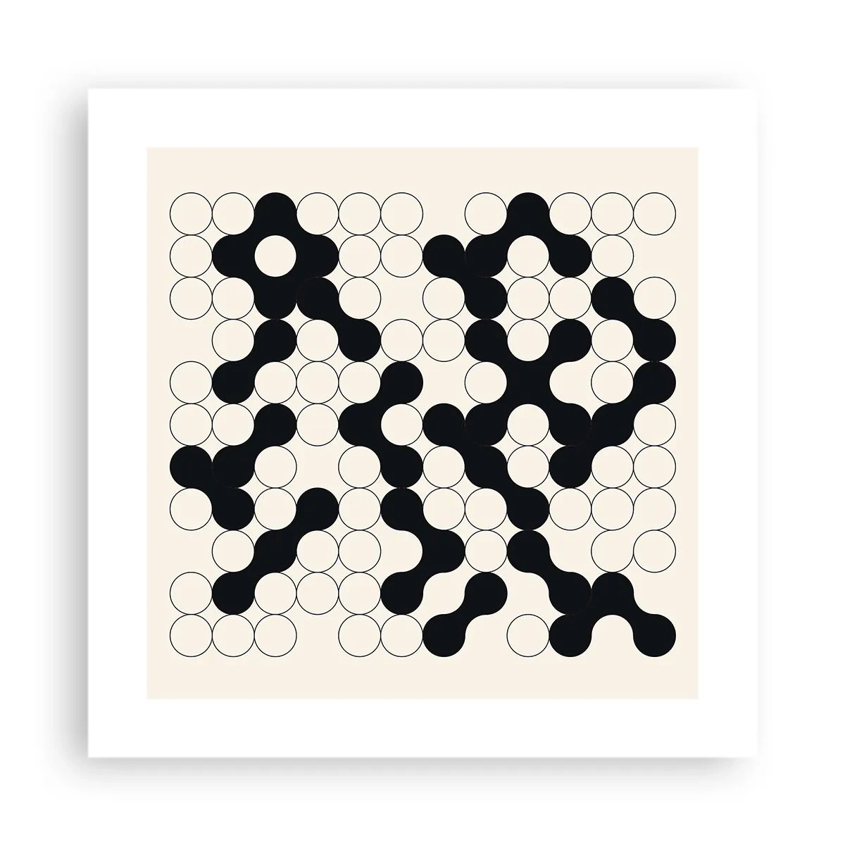 Poster - Gioco cinese: variazione - 40x40 cm