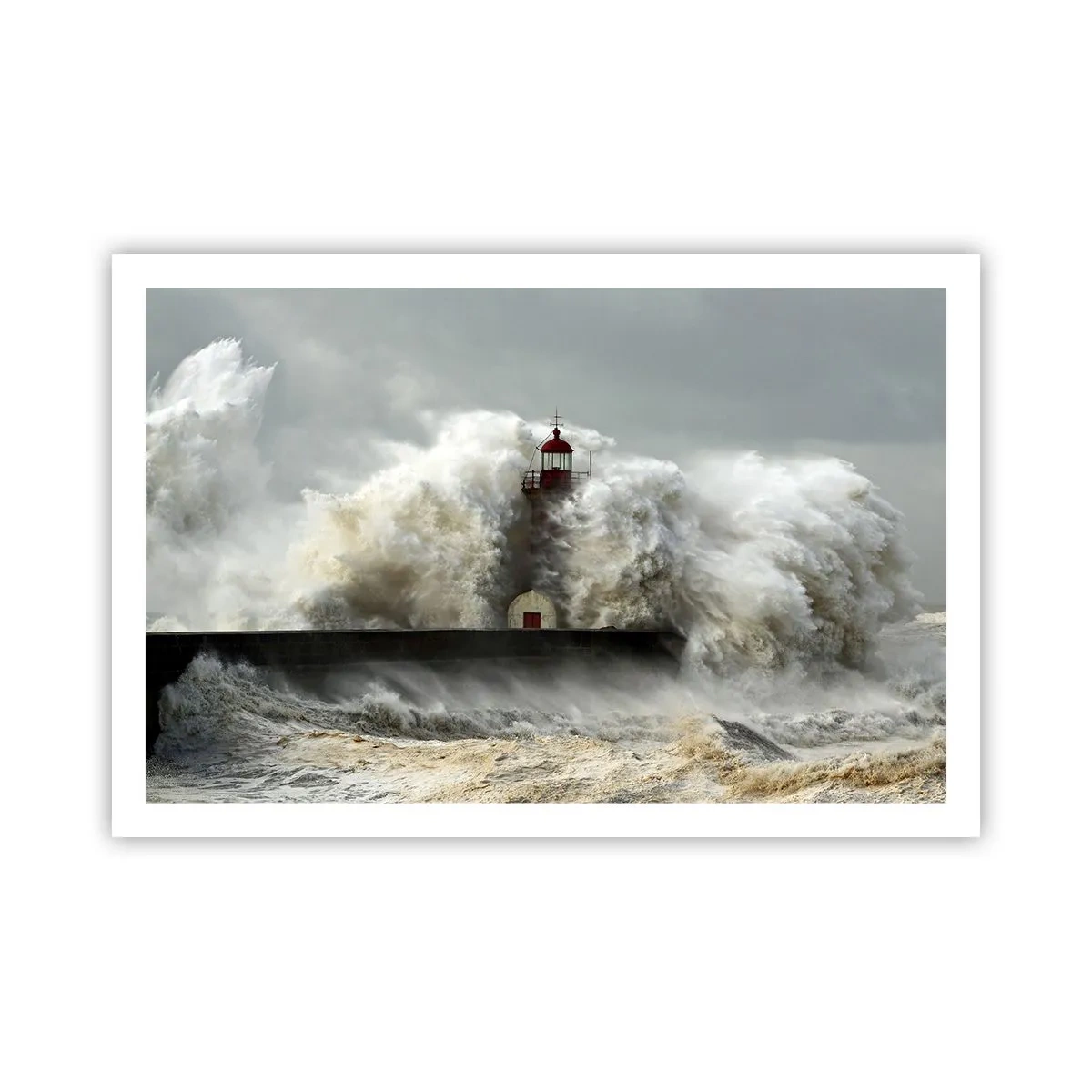 Poster - L'ira dell'oceano - 91x61 cm