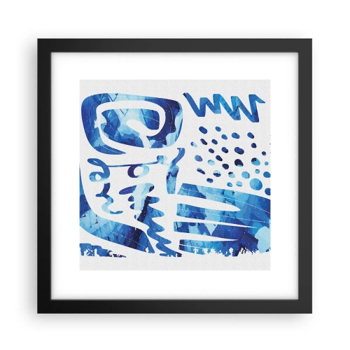 Poster in cornice nera - Ritorno alle radici - 30x30 cm