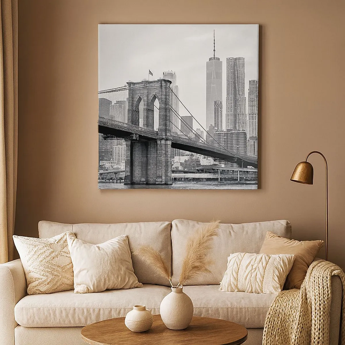 Quadro su tela - Stampe su Tela - Atmosfera di New York - 30x30 cm