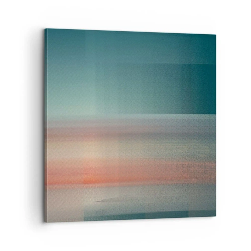 Quadro su tela - Stampe su Tela - Astrazione: onde di luce - 60x60 cm