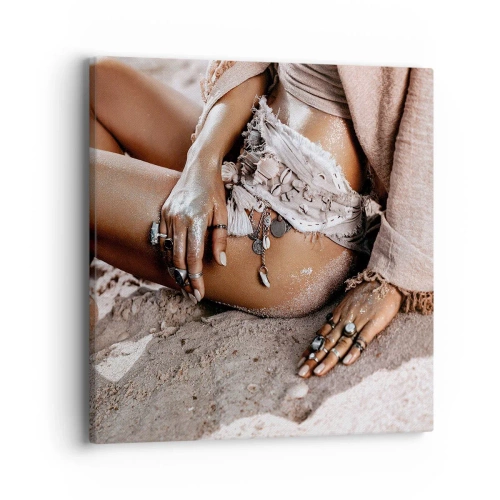 Quadro su tela - Stampe su Tela - Gettata dalle onde? - 40x40 cm