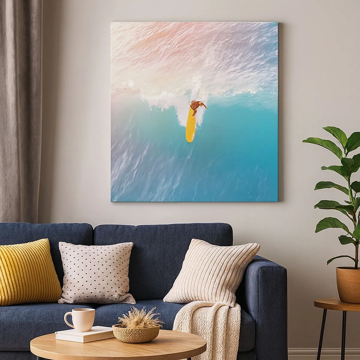 Quadro su tela - Stampe su Tela - Il cavaliere dell'oceano - 30x30 cm