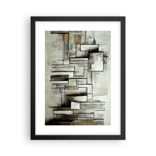 Poster in cornice nera - La forza della semplicità - 30x40 cm