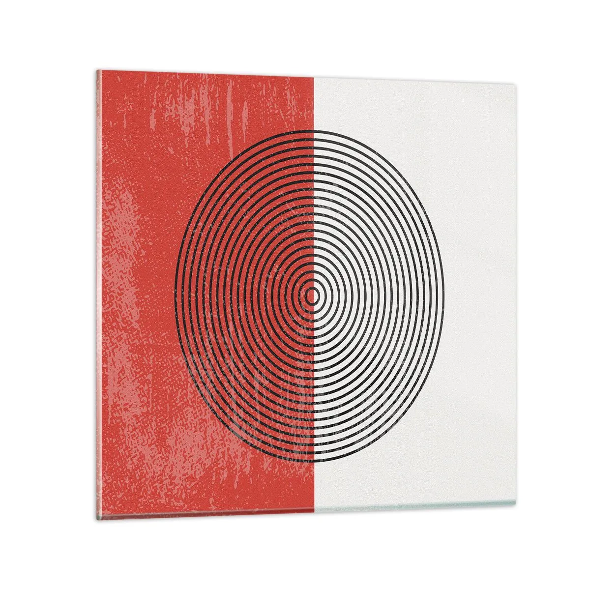 Quadro su vetro - Dritto al centro - 70x70 cm