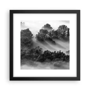Poster in cornice nera - Risveglio dal sonno - 30x30 cm