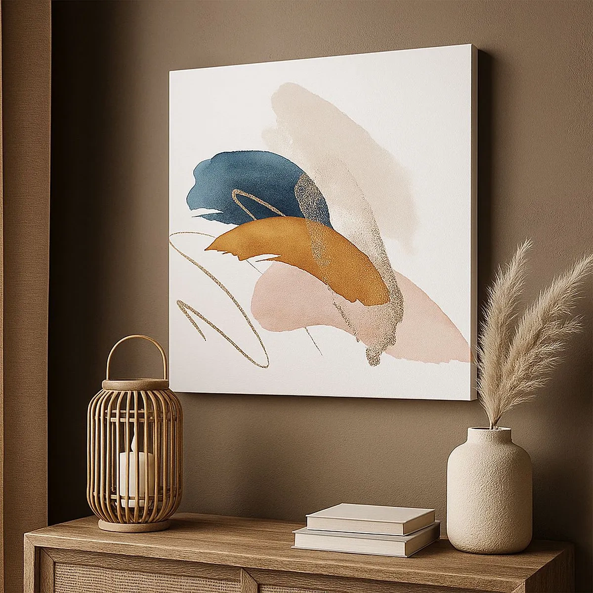 Quadro su tela - Stampe su Tela - Composizione alata - 30x30 cm