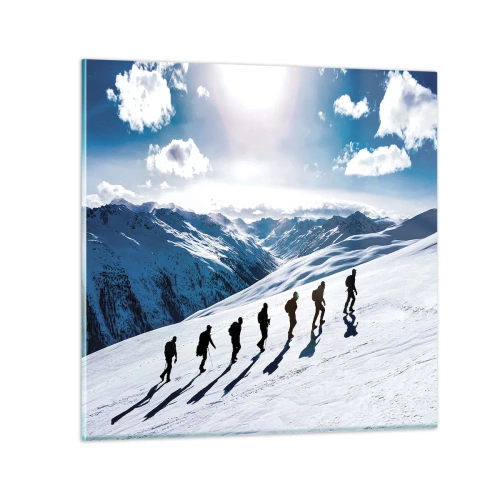 Quadro su vetro - La squadra dei conquistatori - 30x30 cm