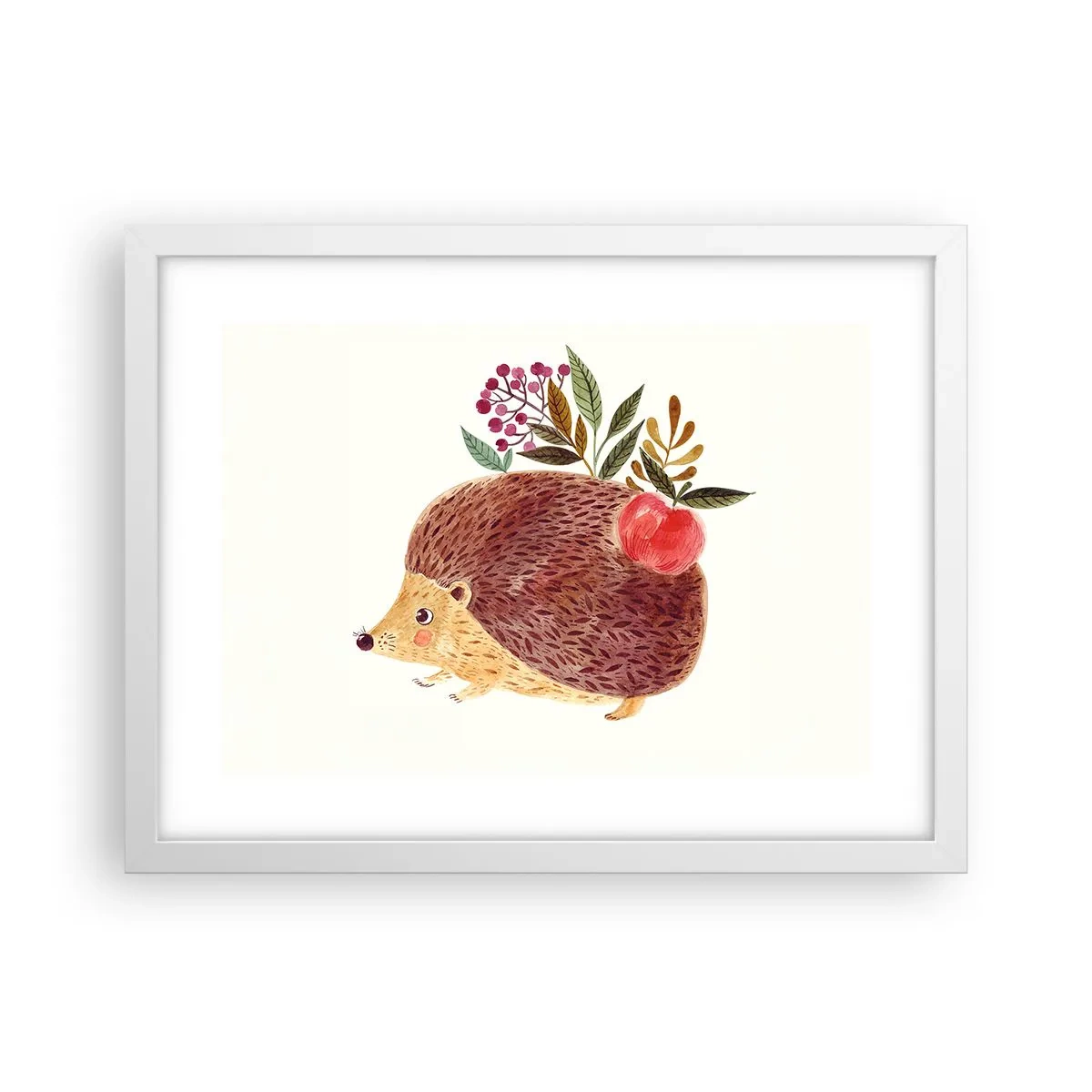 Poster in cornice bianca - E mi vuoi già bene - 40x30 cm