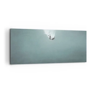 Quadro su tela - Stampe su Tela - Nell'abbraccio dell'oceano - 100x40 cm