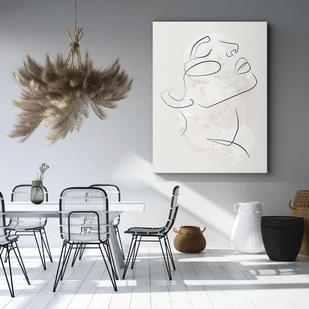 Quadro su tela - Stampe su Tela - Profilo di sogno - 65x120 cm