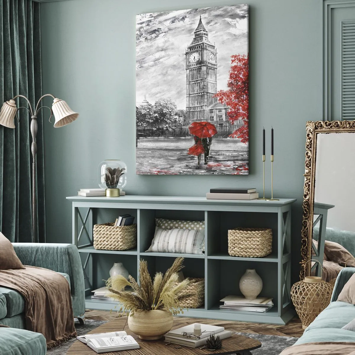 Quadro su tela - Stampe su Tela - Un giorno eccitante - 45x80 cm
