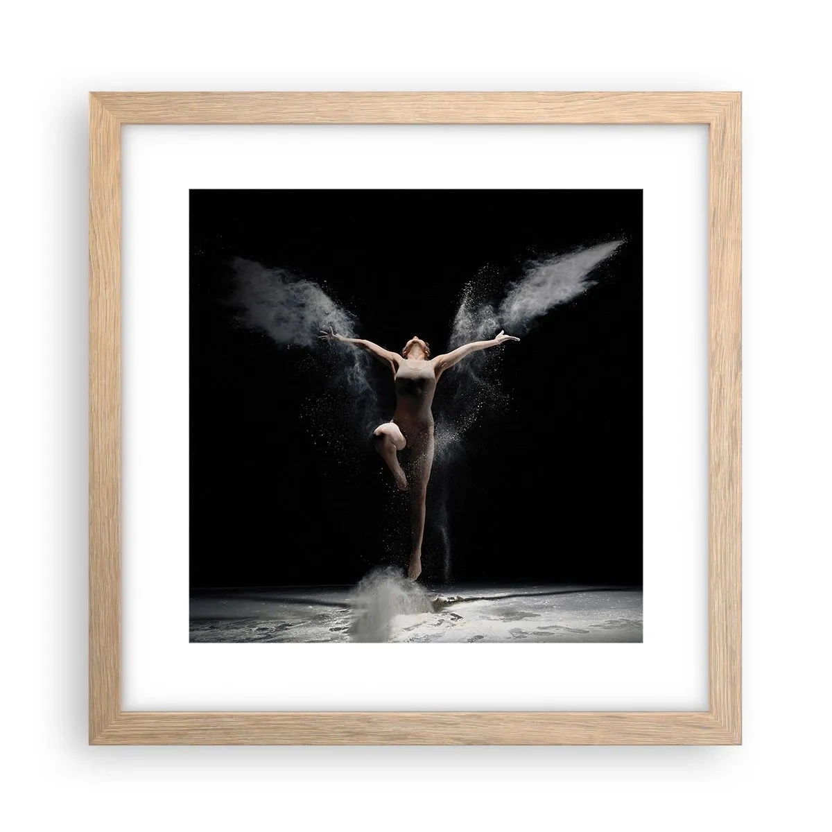 Poster in cornice rovere chiaro - Gli elfi esistono - 30x30 cm