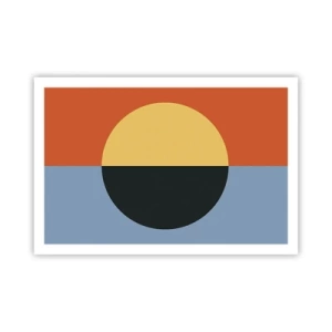 Poster - Composizione di caldo e freddo - 91x61 cm