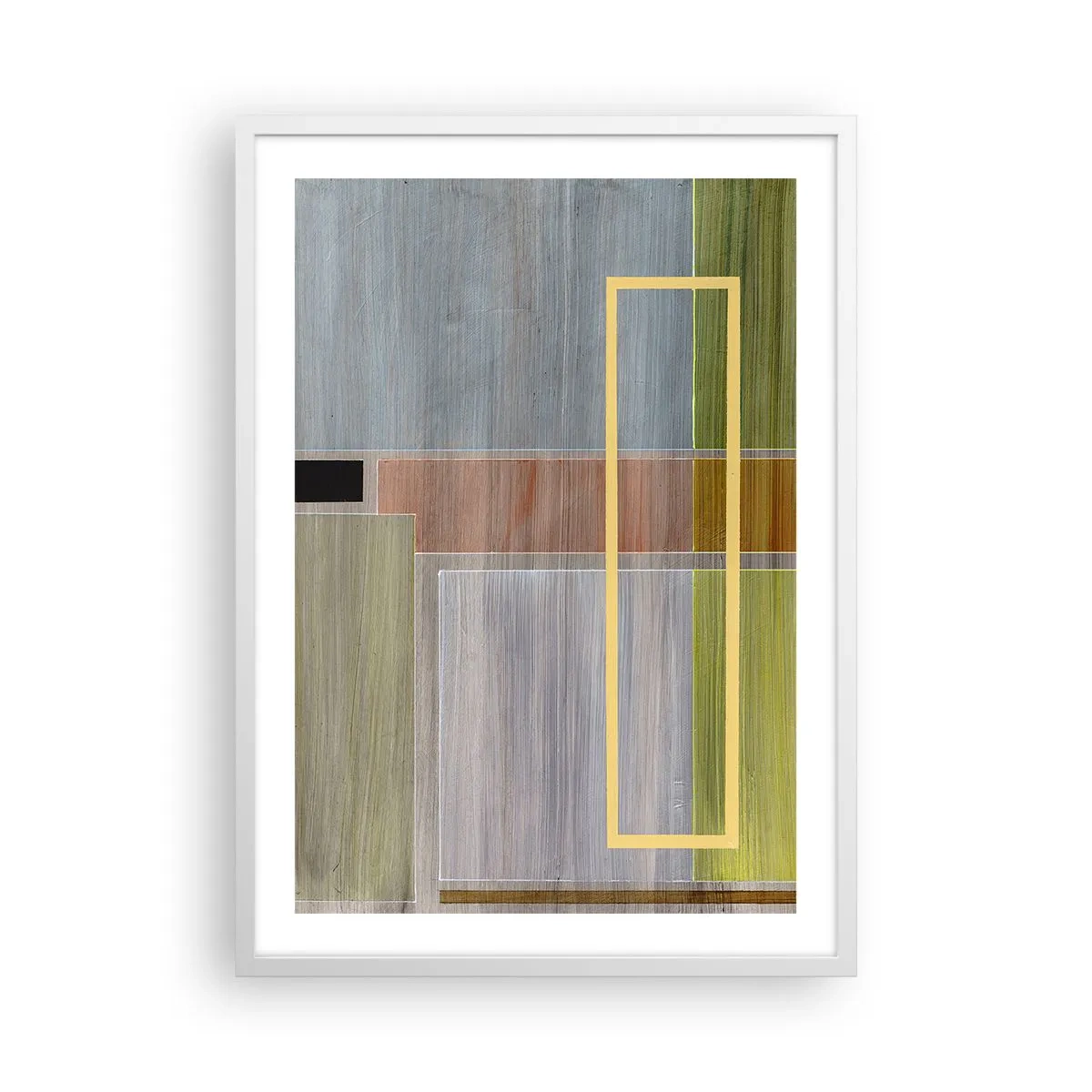 Poster in cornice bianca - Semplice e tranquillo - 50x70 cm