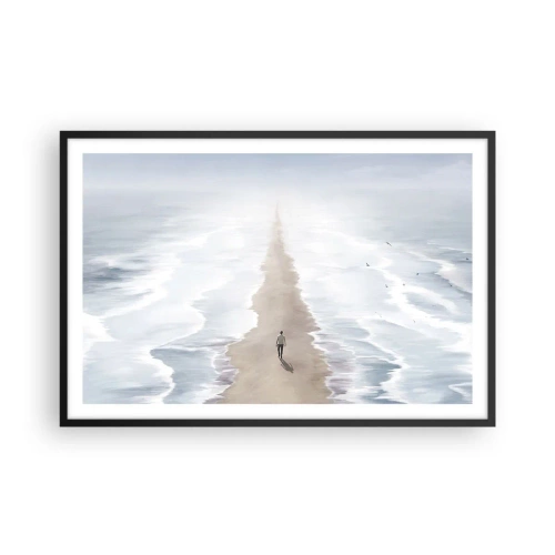 Poster in cornice nera - Un futuro luminoso - 91x61 cm