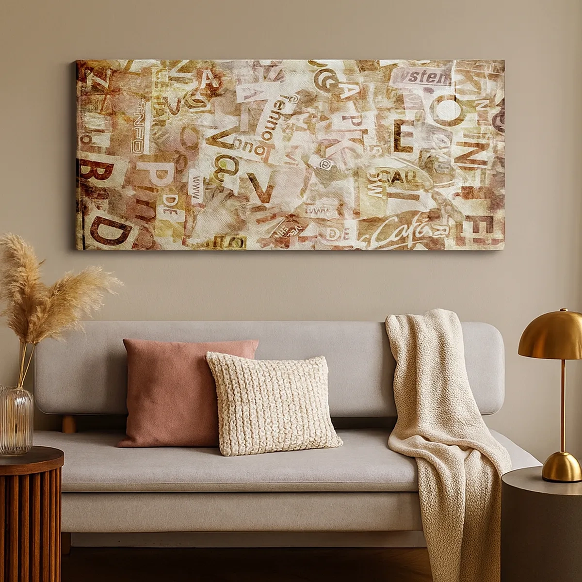 Quadro su tela - Stampe su Tela - Unificando le chiacchiere - 30x30 cm