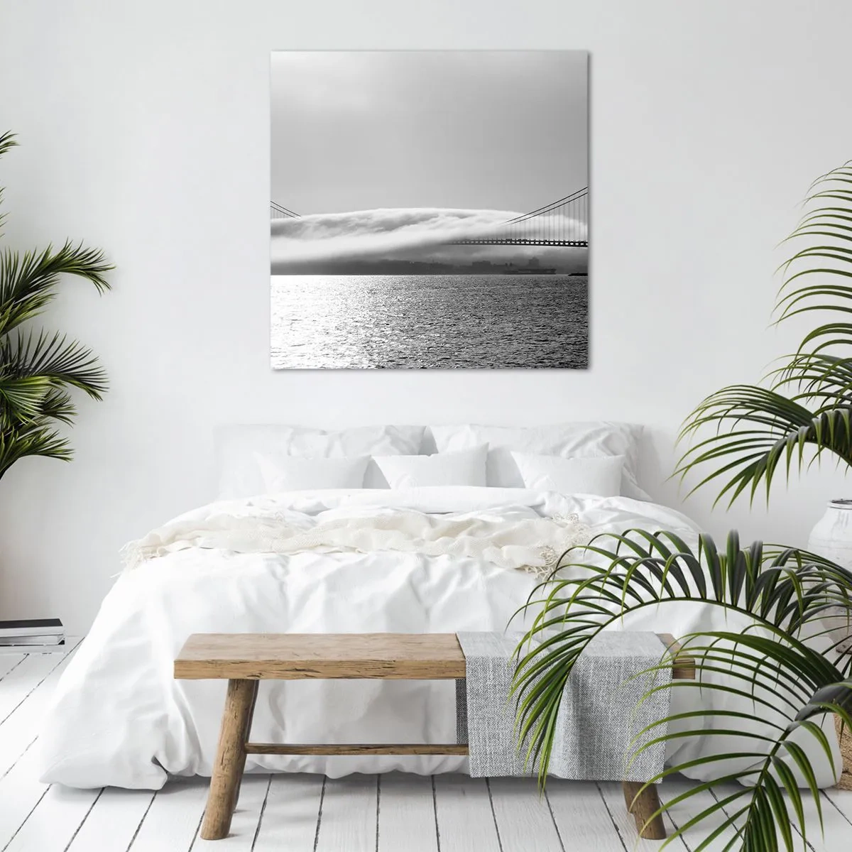 Quadro su tela - Stampe su Tela - Navigare attraverso la Porta d'Oro - 70x70 cm