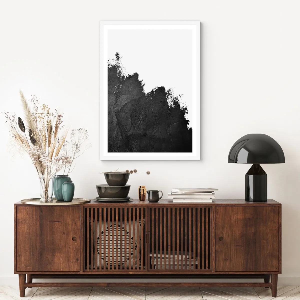 Poster in cornice bianca - Gli elementi: la terra - 70x100 cm