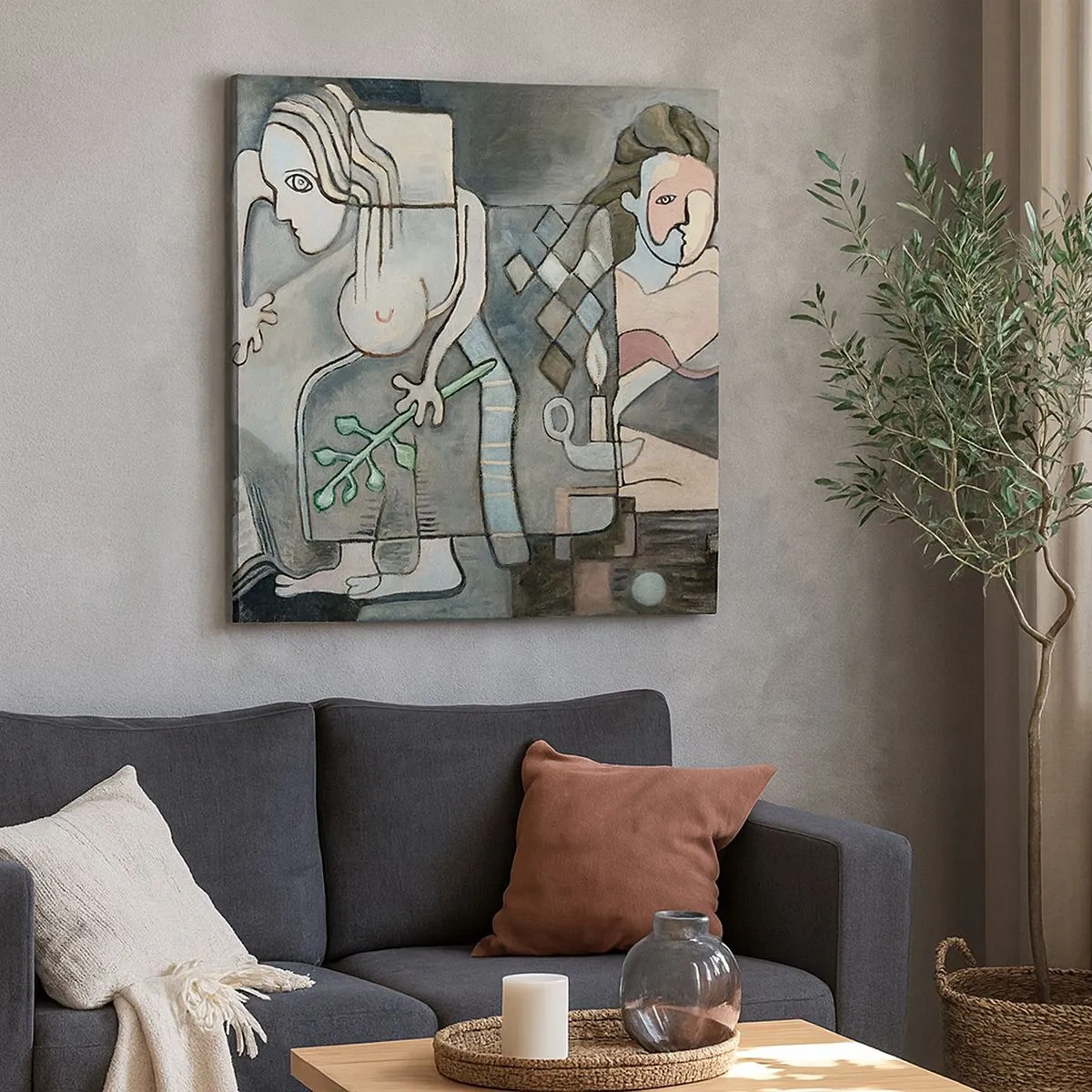 Quadro su tela - Stampe su Tela - Mosaico di spirito e materia - 30x30 cm