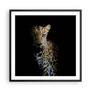 Poster in cornice nera - Bellezza tenebrosa - 60x60 cm