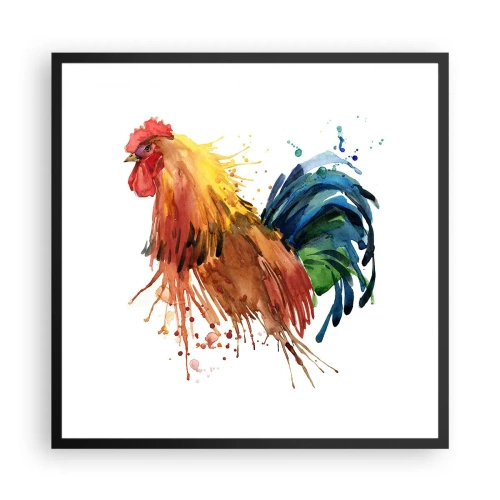 Poster in cornice nera - Abito reale, orgoglio reale - 60x60 cm