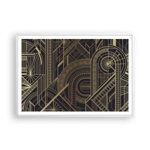 Poster in cornice bianca - Concetti, idee, progetti - 100x70 cm