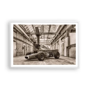 Poster in cornice bianca - Il riposo del vincitore - 91x61 cm