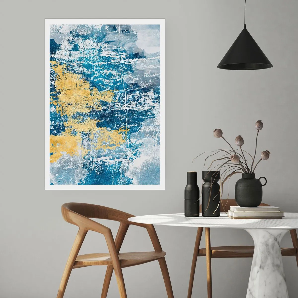 Poster - Astrazione piena di ottimismo - 70x100 cm