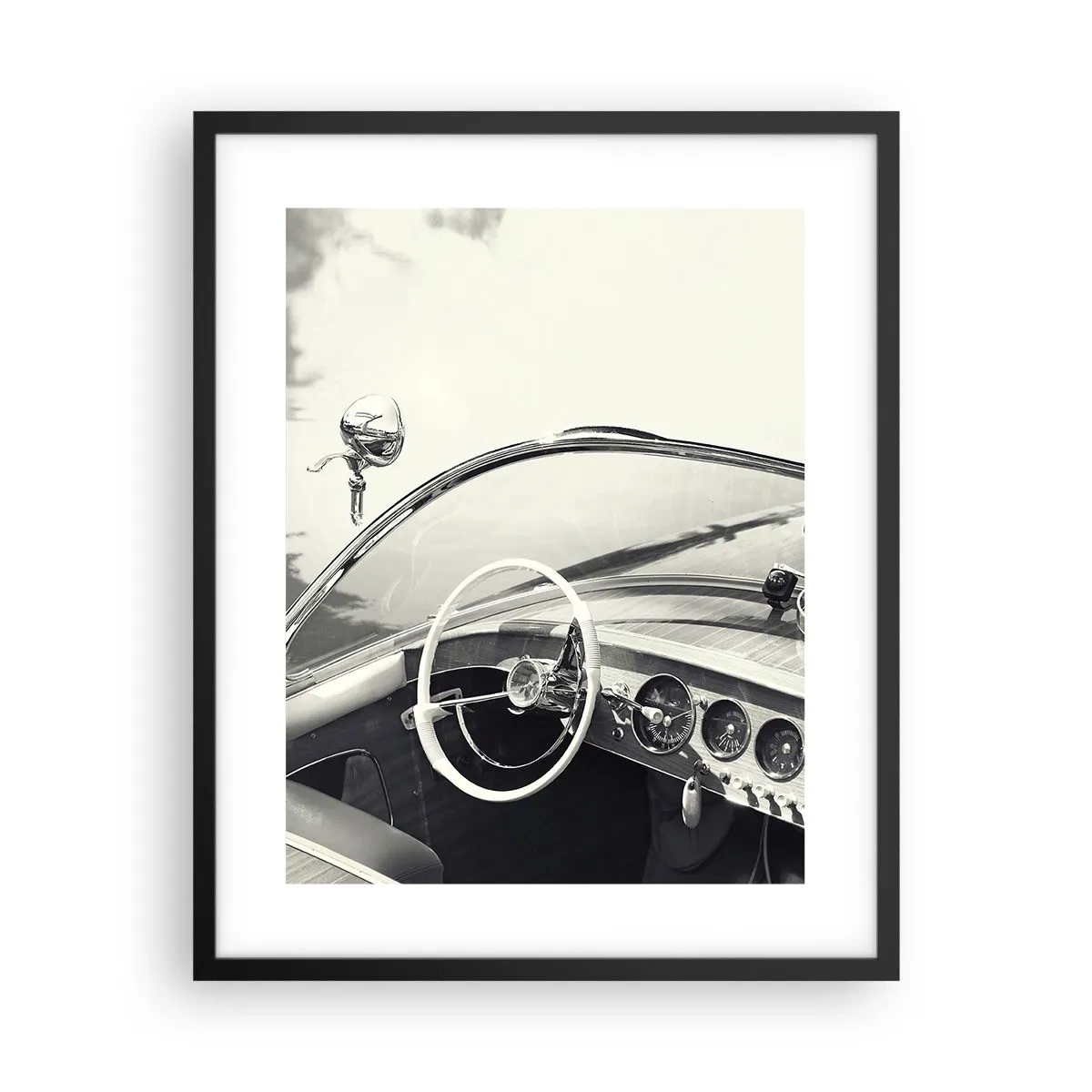 Poster in cornice nera - Il ricco e il povero - 40x50 cm
